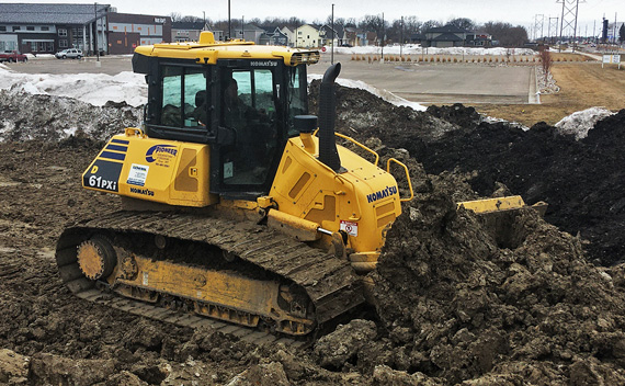 earth moving construction vehicle